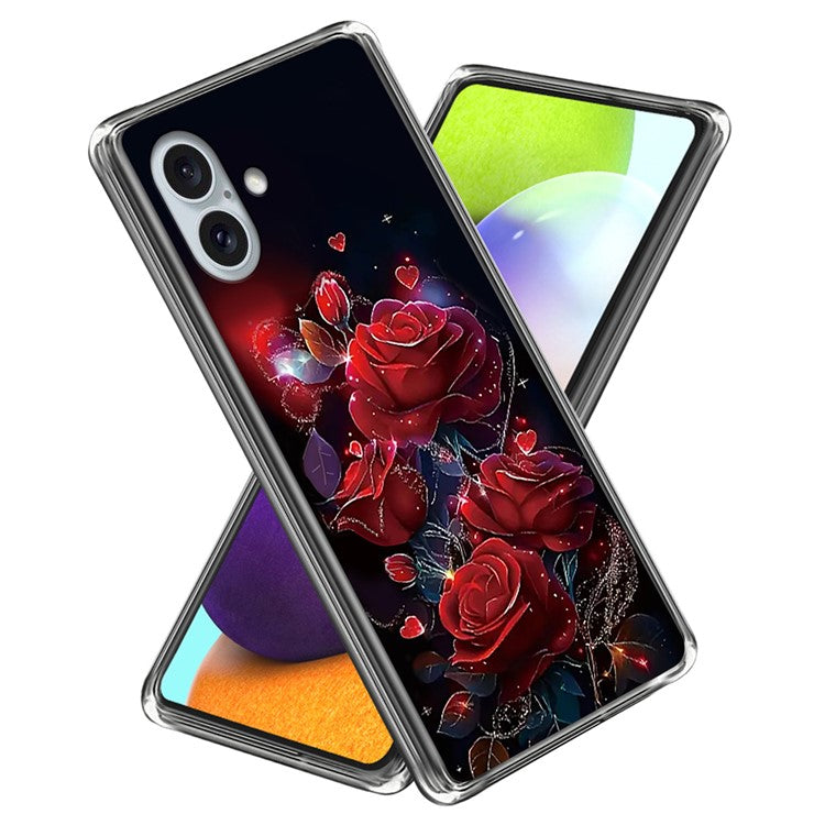 ör iPhone 16 Plus-fodral IMD-mönsterutskrift TPU Stötsäkert telefonskal