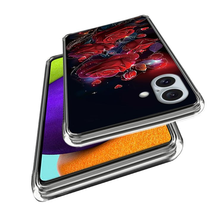 ör iPhone 16 Plus-fodral IMD-mönsterutskrift TPU Stötsäkert telefonskal