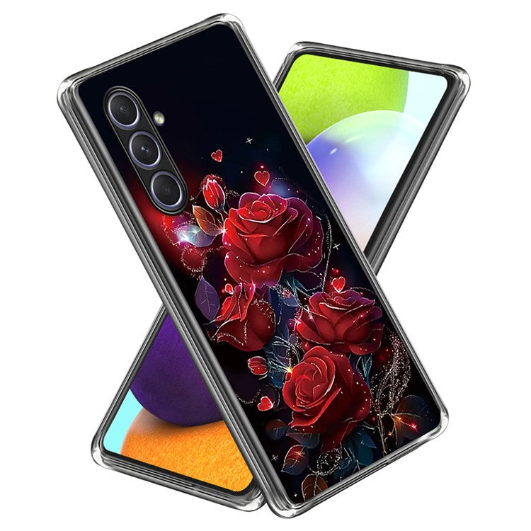 For Samsung Galaxy A55 5G Case Pattern Printed Shockproof TPU Phone Cover