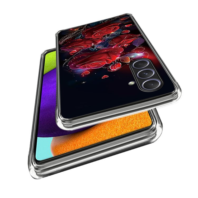 For Samsung Galaxy A55 5G Case Pattern Printed Shockproof TPU Phone Cover