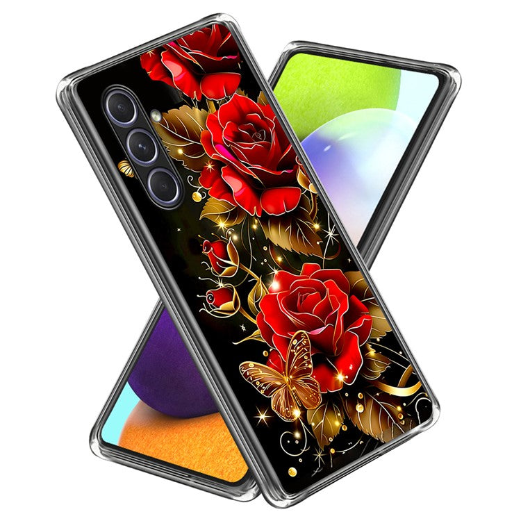 For Samsung Galaxy A55 5G Case Pattern Printed Shockproof TPU Phone Cover