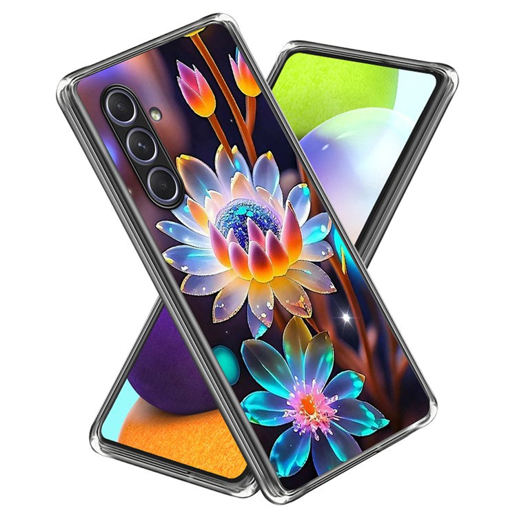 For Samsung Galaxy A55 5G Case Pattern Printed Shockproof TPU Phone Cover