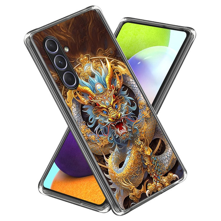 For Samsung Galaxy A55 5G Case Pattern Printed Shockproof TPU Phone Cover