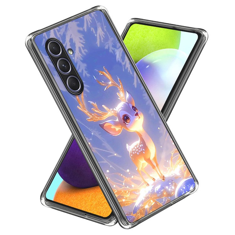 For Samsung Galaxy A55 5G Case Pattern Printed Shockproof TPU Phone Cover