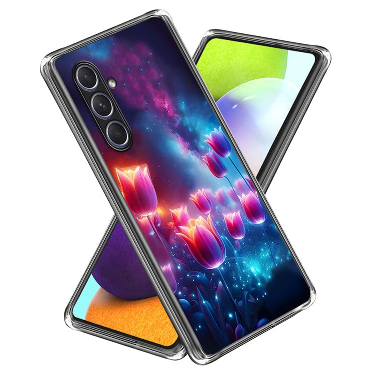 For Samsung Galaxy A55 5G Case Pattern Printed Shockproof TPU Phone Cover