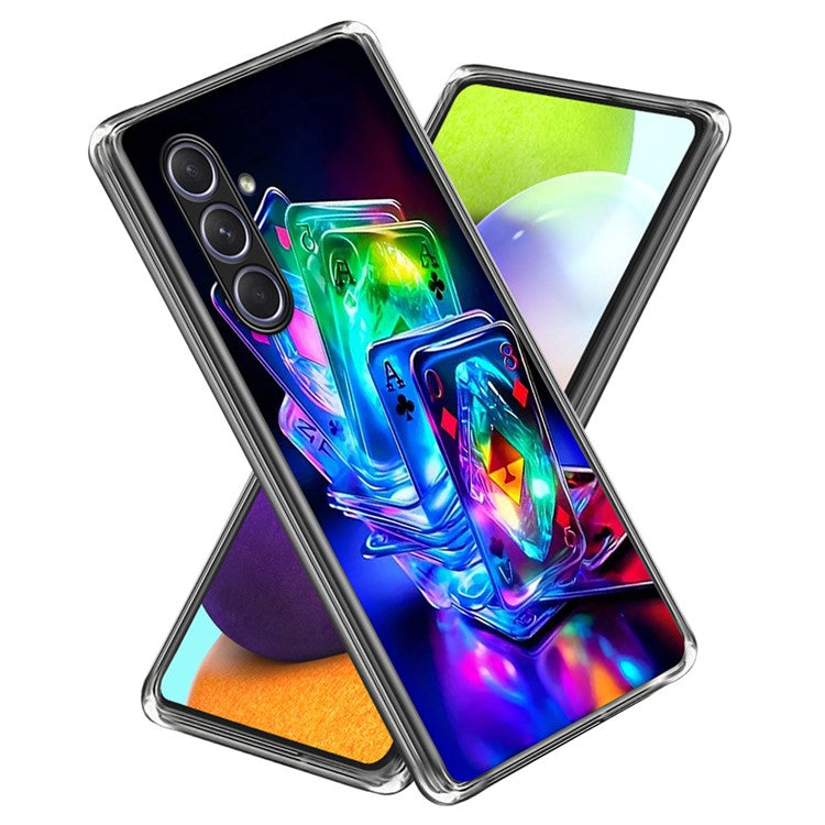 For Samsung Galaxy A55 5G Case Pattern Printed Shockproof TPU Phone Cover