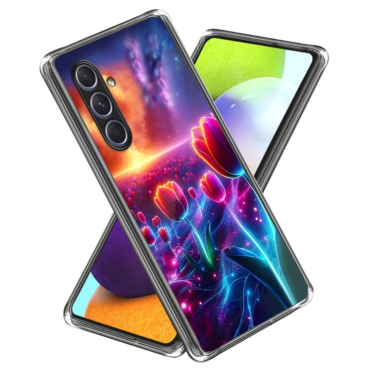 For Samsung Galaxy A55 5G Case Pattern Printed Shockproof TPU Phone Cover