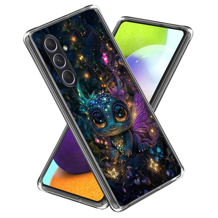 For Samsung Galaxy A55 5G Case Pattern Printed Shockproof TPU Phone Cover