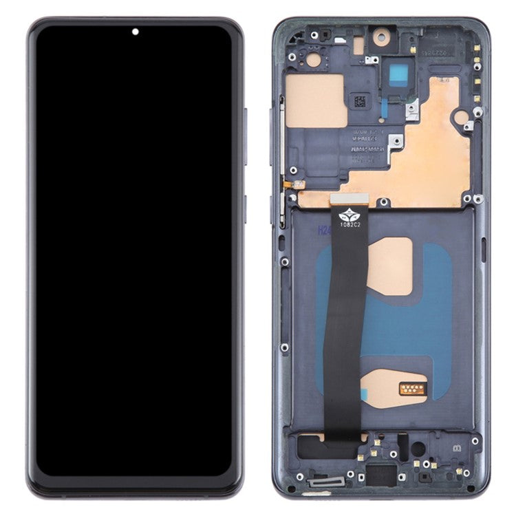 Samsung Galaxy S20 Ultra / S20 Ultra 5G G988 Grade C LCD-skärm och digitaliseringsenhet + ramdel (TFT)
