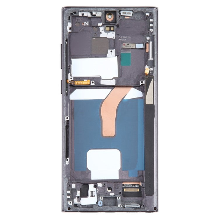 Samsung Galaxy S22 Ultra 5G S908 Grade C LCD-skärm och digitaliseringsenhet + ramdel (TFT)