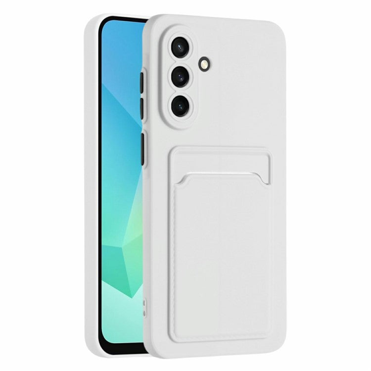För Samsung Galaxy A56 5G Fodral Kortplats Matt Fingeravtrycksfri baksida