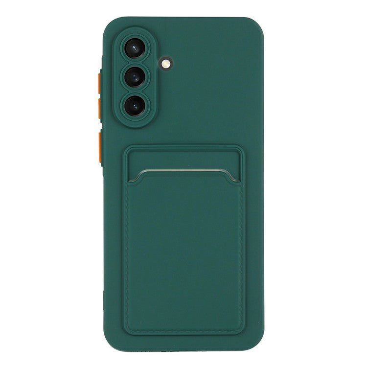 För Samsung Galaxy A56 5G Fodral Kortplats Matt Fingeravtrycksfri baksida