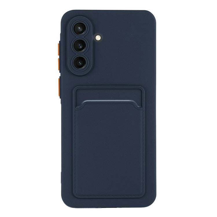 För Samsung Galaxy A56 5G Fodral Kortplats Matt Fingeravtrycksfri baksida