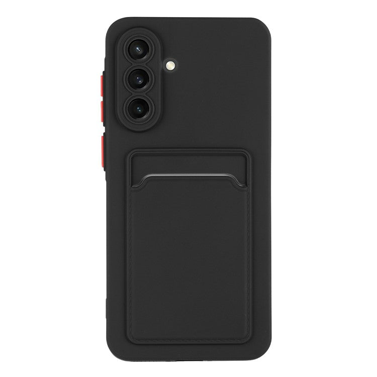För Samsung Galaxy A56 5G Fodral Kortplats Matt Fingeravtrycksfri baksida