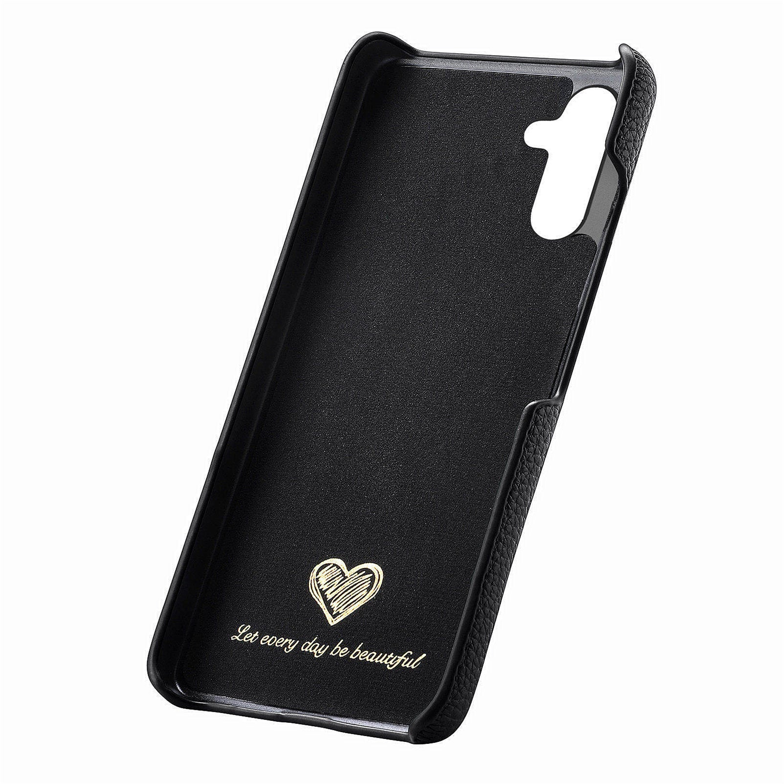 För Samsung Galaxy A56 5G Fodral Litchi Texture Läderbelagd PC Mobilt Bakstycke