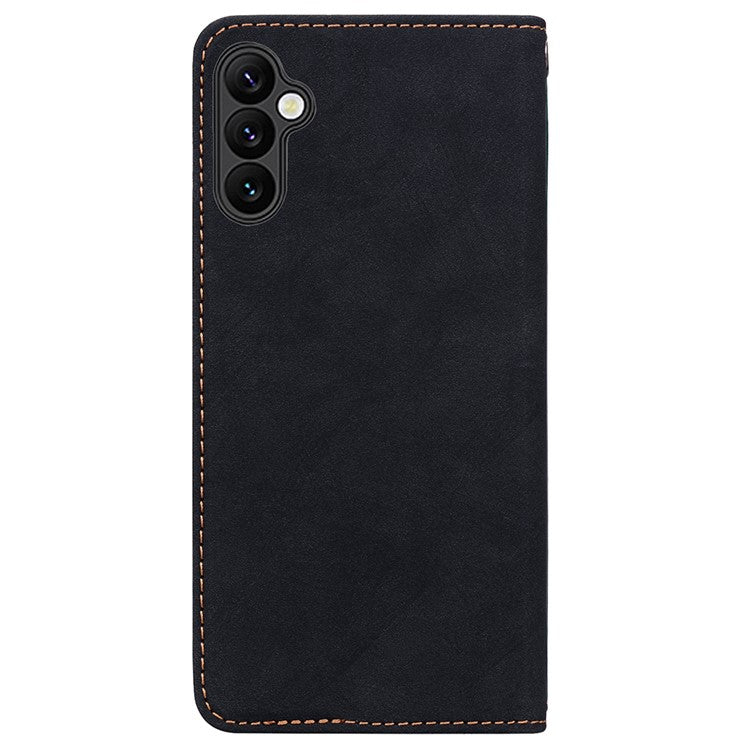 For Samsung Galaxy A35 5G Case Lines Pattern Wallet Leather Phone Cover with Strap