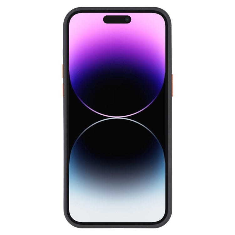 För iPhone 14 Pro Max Magnetic Case Skin Touch TPU + PC-telefon bakstycke