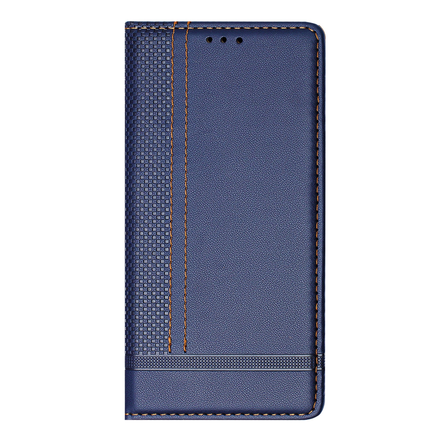 For Samsung Galaxy S23 Ultra Case L-Shaped Grid Pattern Leather Stand Phone Cover with Card Slots