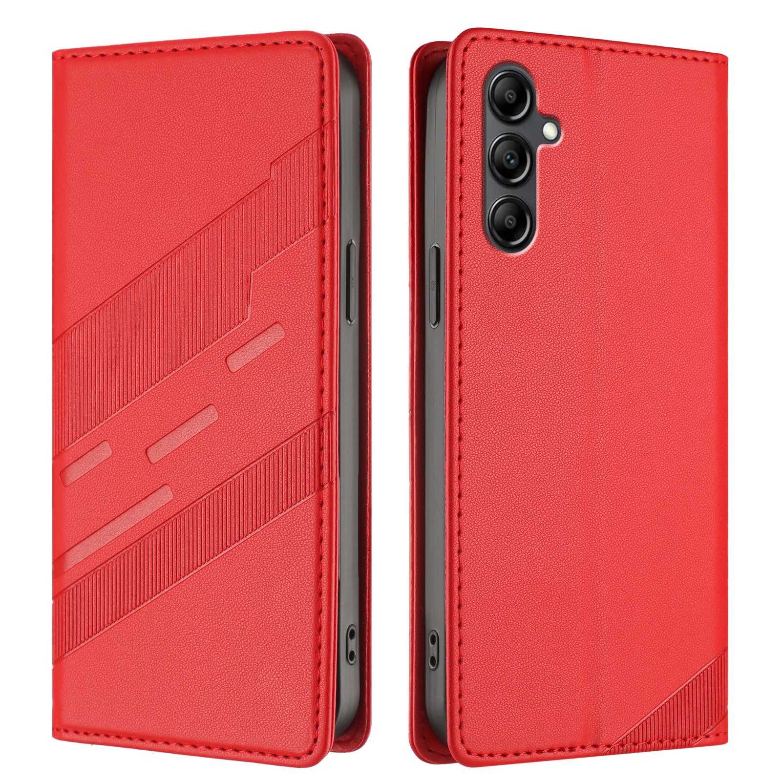 For Samsung Galaxy A15 4G / Galaxy A15 5G Phone Cases Punk Style Imprinted Wallet Stand Leather Cover