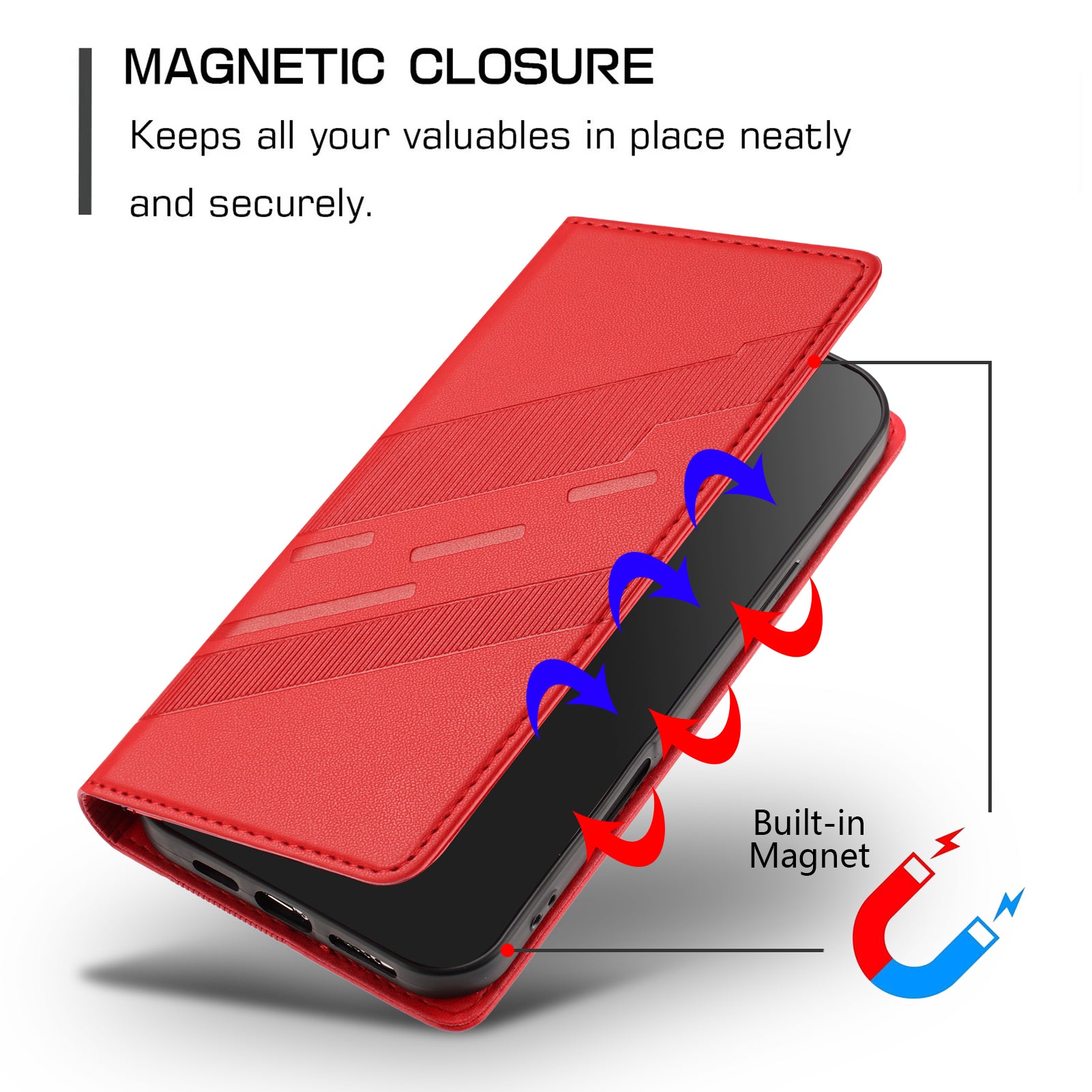 For Samsung Galaxy A15 4G / Galaxy A15 5G Phone Cases Punk Style Imprinted Wallet Stand Leather Cover