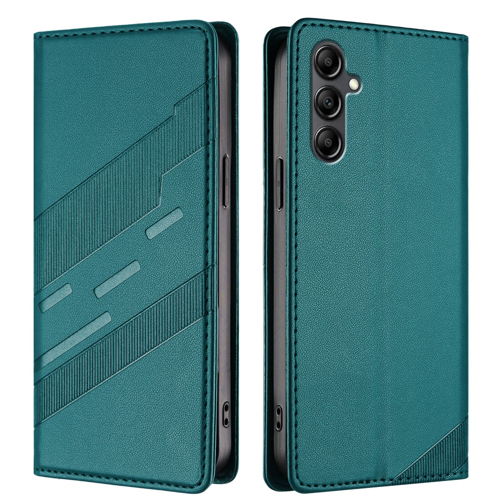 For Samsung Galaxy A15 4G / Galaxy A15 5G Phone Cases Punk Style Imprinted Wallet Stand Leather Cover