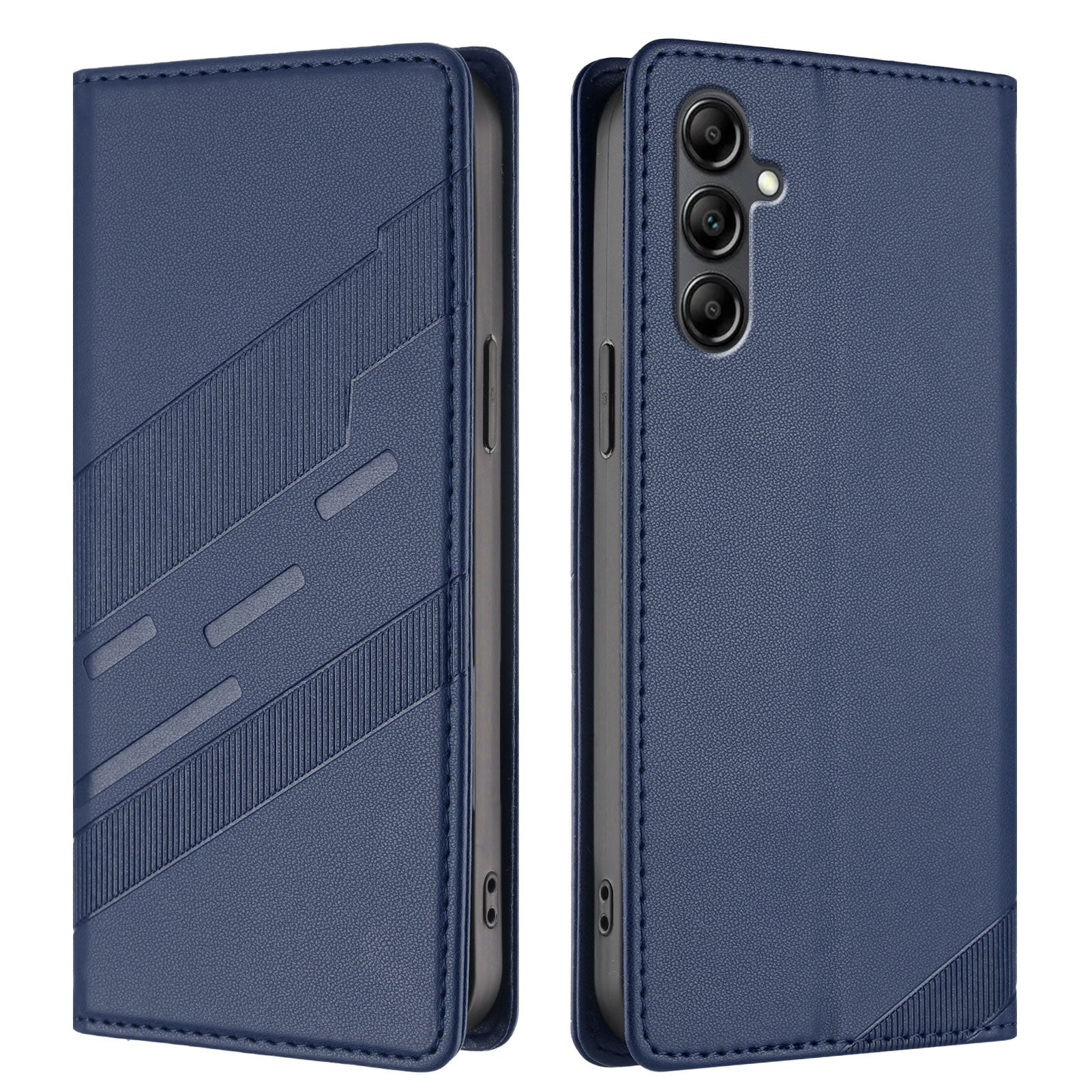 For Samsung Galaxy A15 4G / Galaxy A15 5G Phone Cases Punk Style Imprinted Wallet Stand Leather Cover