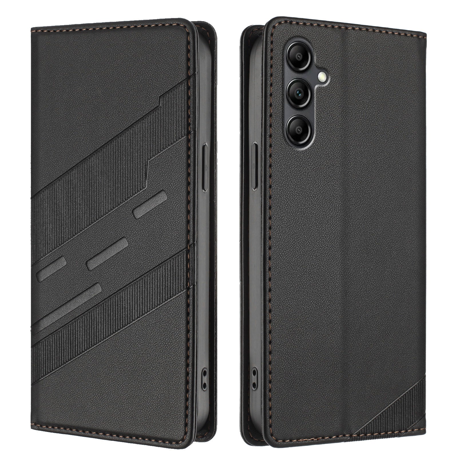 For Samsung Galaxy A15 4G / Galaxy A15 5G Phone Cases Punk Style Imprinted Wallet Stand Leather Cover