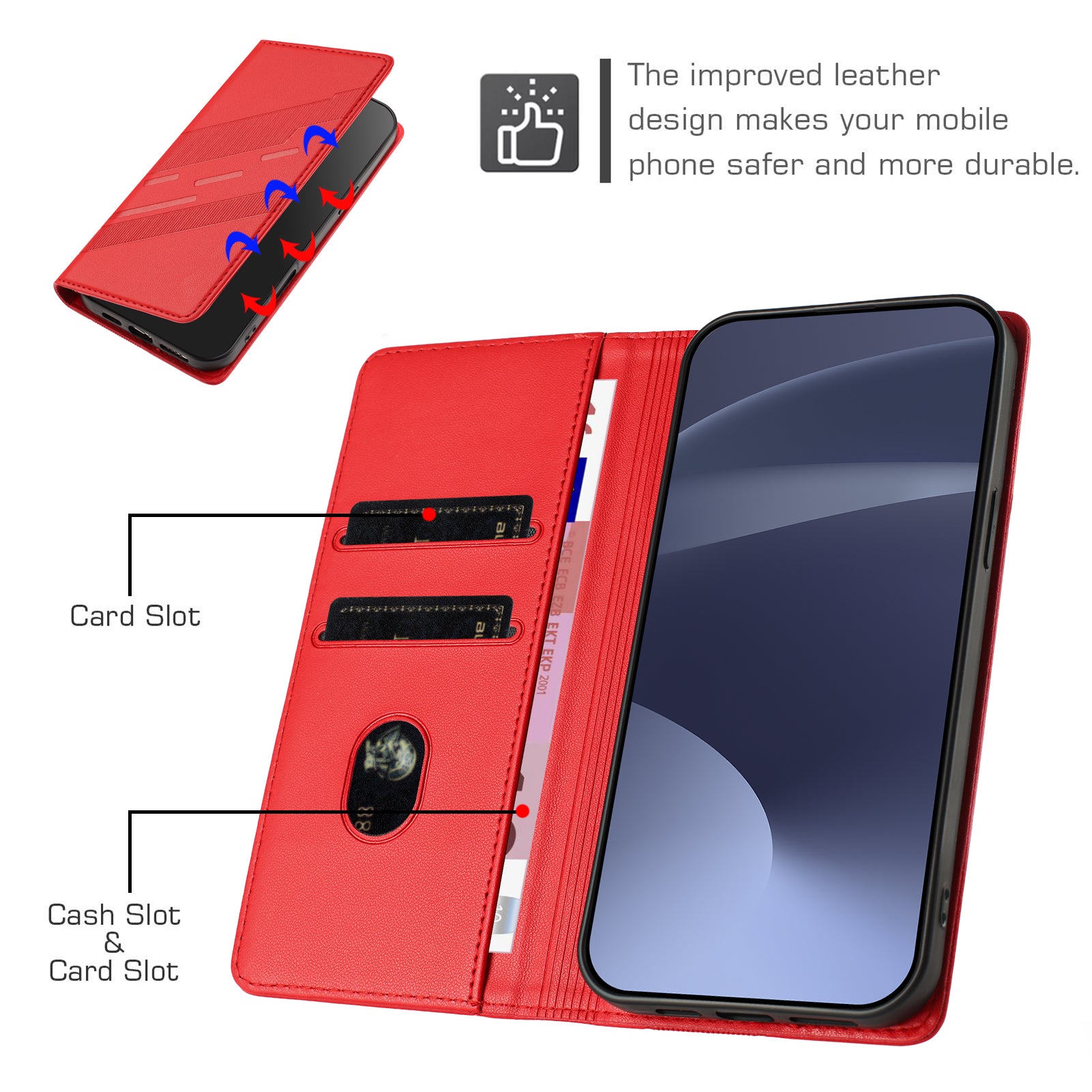 For Samsung Galaxy A35 5G Phone Cases Punk Style Imprinted Wallet Stand Leather Cover