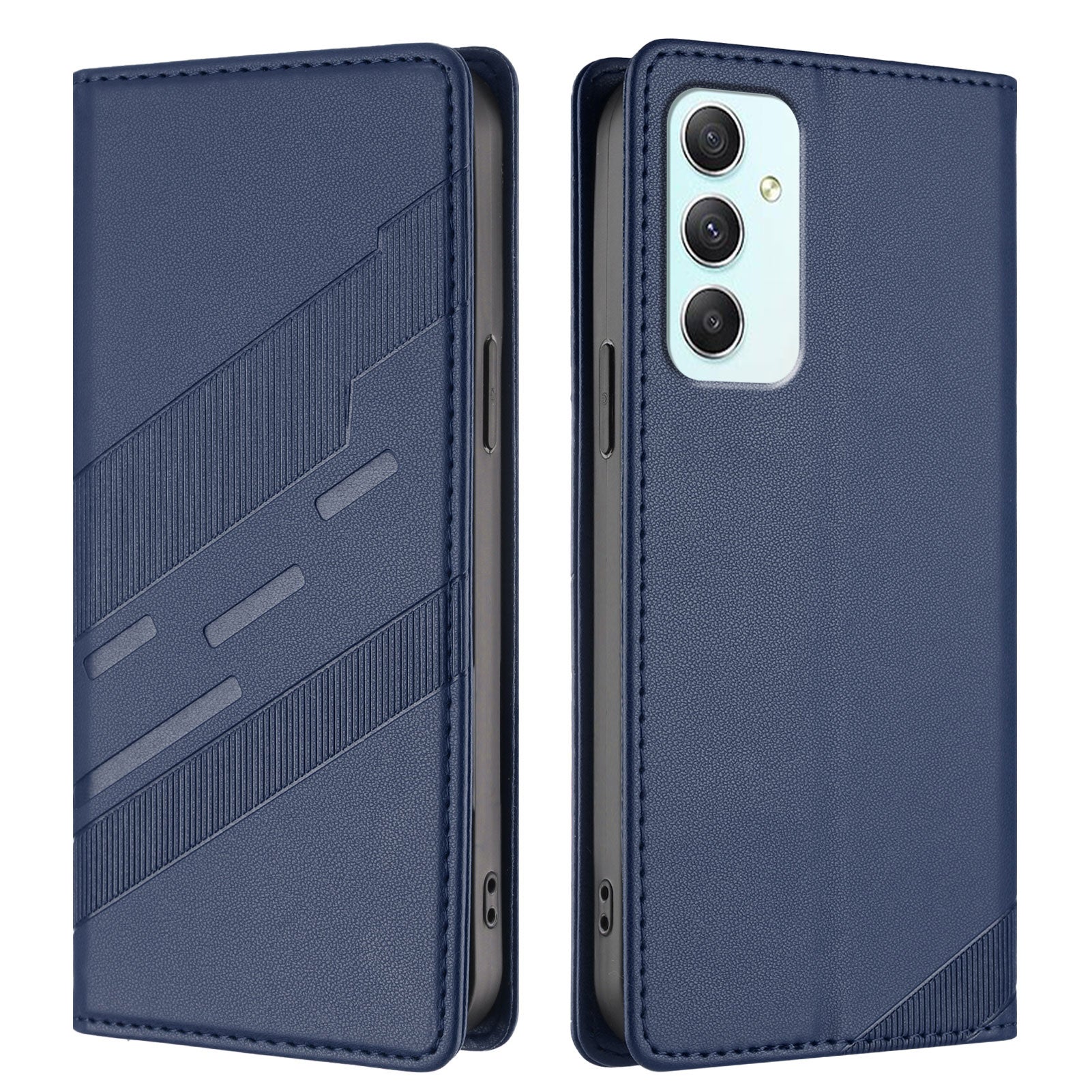 For Samsung Galaxy A35 5G Phone Cases Punk Style Imprinted Wallet Stand Leather Cover