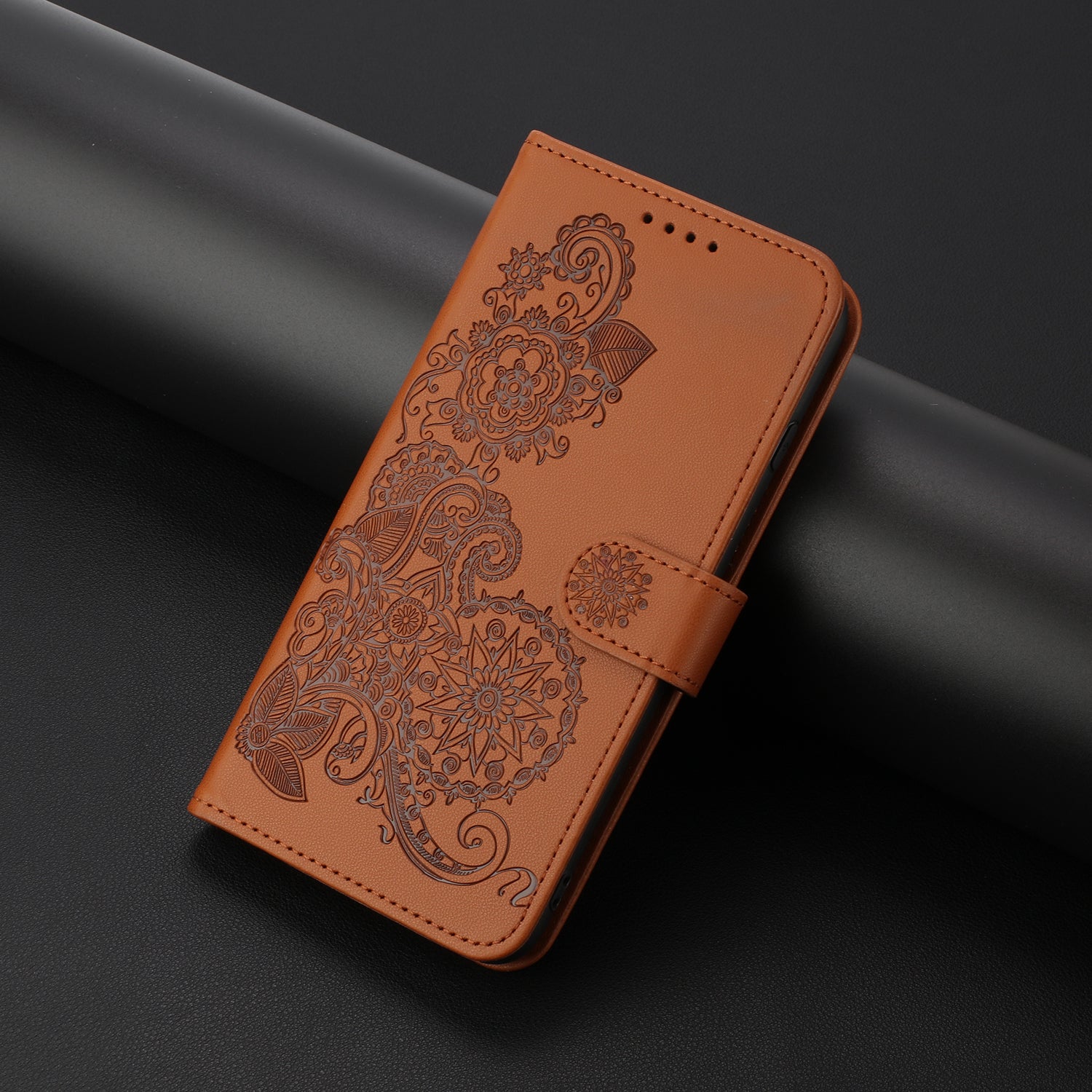For Samsung Galaxy A15 5G / Galaxy A15 4G Phone Cases Mandala Flower Leather Wallet Mobile Cover with Strap