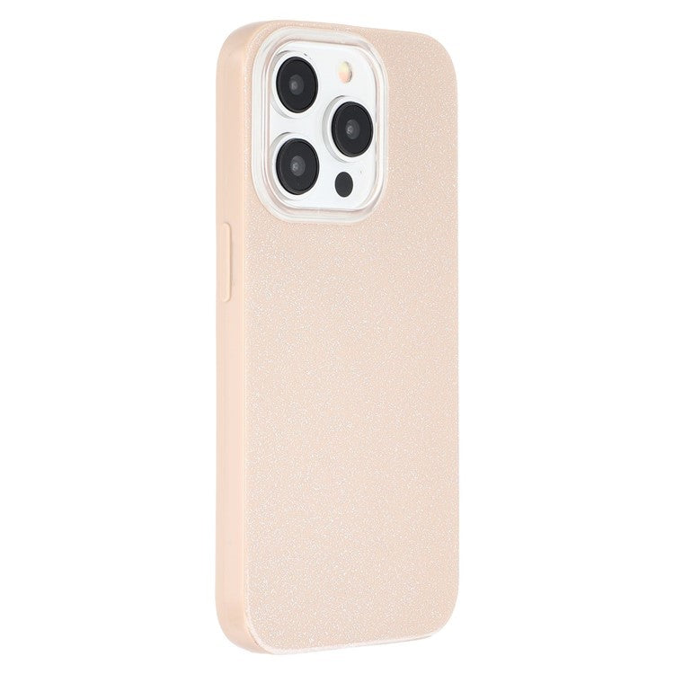 WENFENG XL2-serien för iPhone 14 Pro Max-fodral IMD Glitter TPU-telefonskal med härdat glasfilm