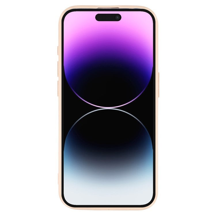 WENFENG XL2-serien för iPhone 14 Pro Max-fodral IMD Glitter TPU-telefonskal med härdat glasfilm