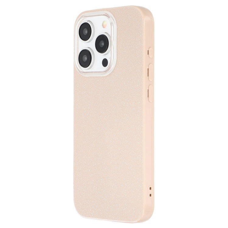 WENFENG XL2-serien för iPhone 14 Pro Max-fodral IMD Glitter TPU-telefonskal med härdat glasfilm