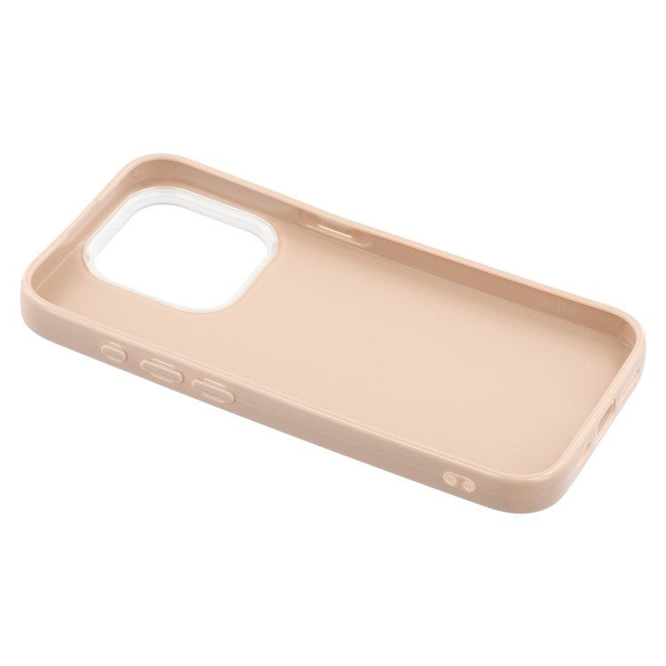 WENFENG XL2-serien för iPhone 14 Pro Max-fodral IMD Glitter TPU-telefonskal med härdat glasfilm