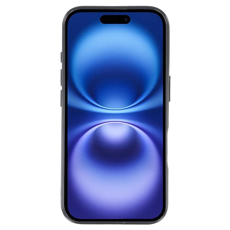 WANLONFENG XL2-serien för iPhone 16 Pro Max-fodral IMD Glitter TPU-telefonskal med härdat glasfilm