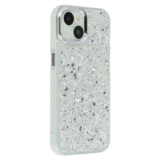 För iPhone 14-fodral Epoxidesign Elektroplätering Mjuk TPU-telefon