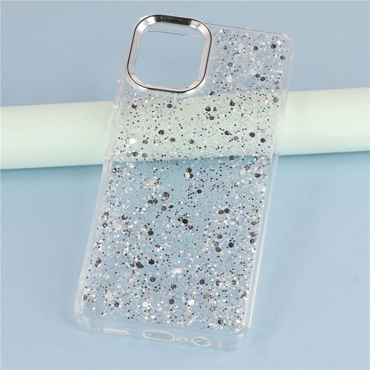 För Samsung Galaxy A06 5G-fodral Epoxidesign Elektroplering Mjuk TPU-telefon