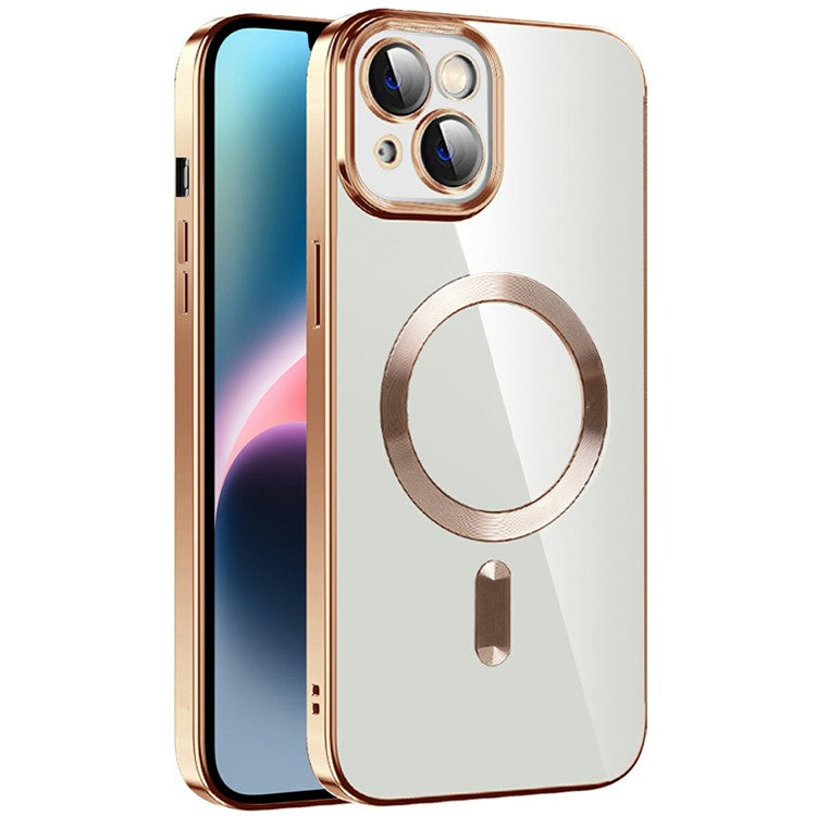 För iPhone 15 Fodral Kompatibel med MagSafe TPU + PC
