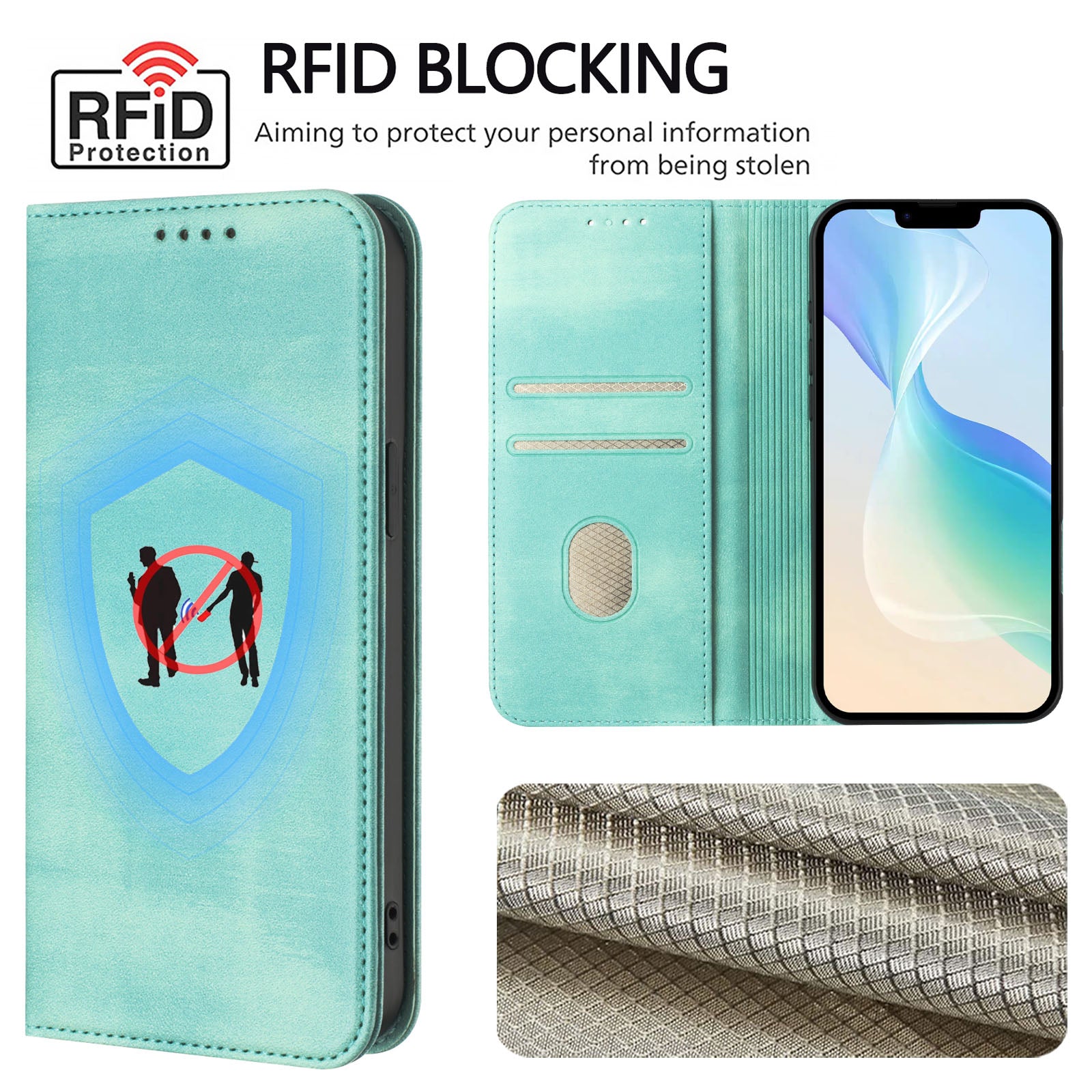 For Samsung Galaxy S23 Wallet Cases Retro Texture RFID Blocking Leather Phone Cover