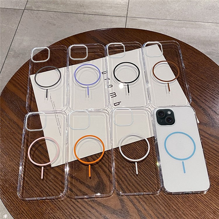 For iPhone 14 / 13 Case Compatible with MagSafe Clear Slim PC Phone Back Cove