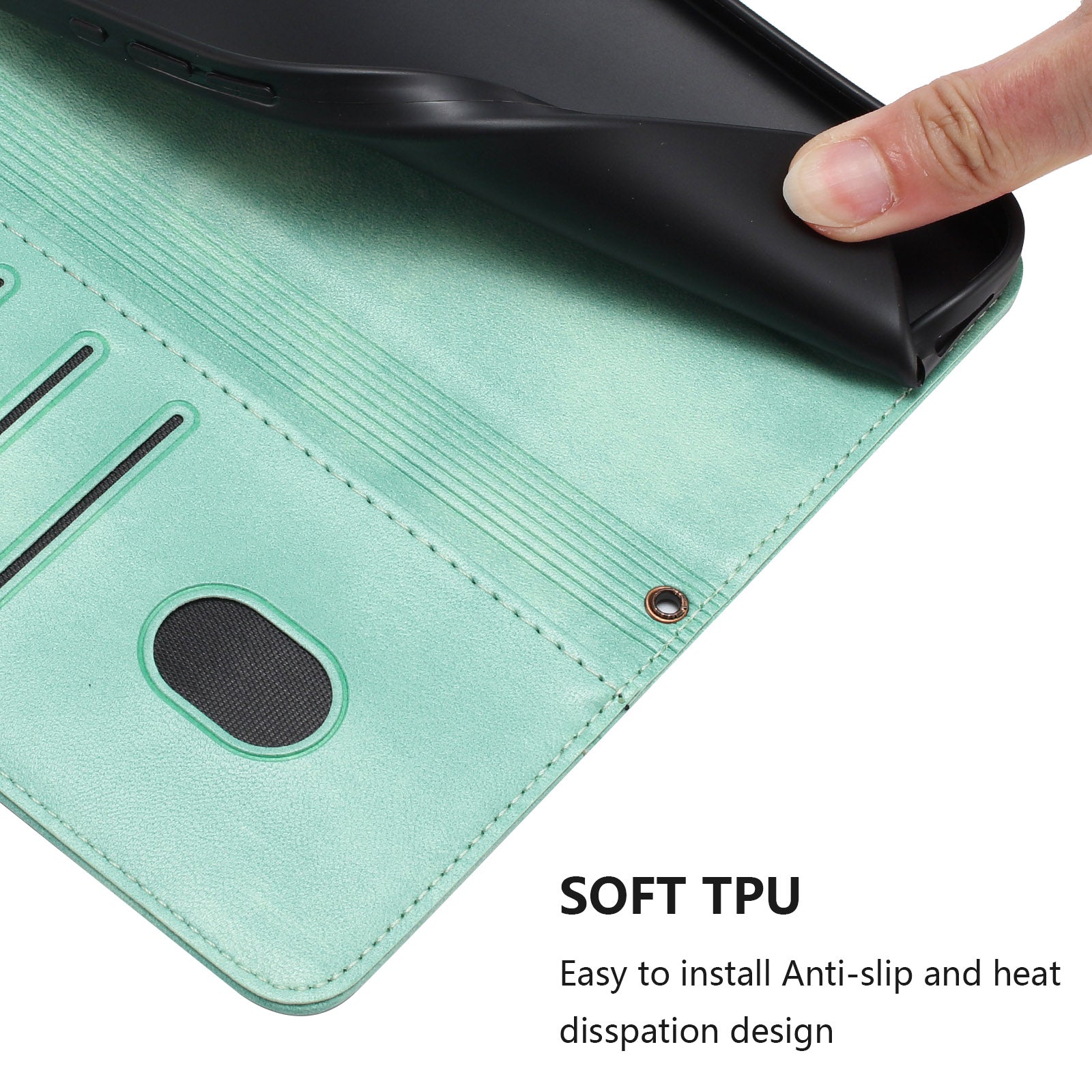 For Samsung Galaxy S23 Cases Wallet Stand Retro Texture Leather Phone Cover with Lanyard