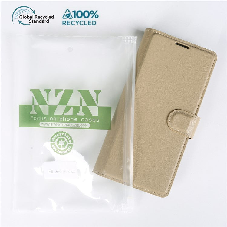 For Samsung Galaxy A25 5G (Global) (161.0mm) Stand Case Biobased Eco-Friendly RPET RPVB Slim Phone Cover with Wallet