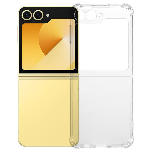 KALEBOL För Samsung Galaxy Z Flip6 5G Fodral 1,5 mm TPU Transparent Anti-Drop telefonskal
