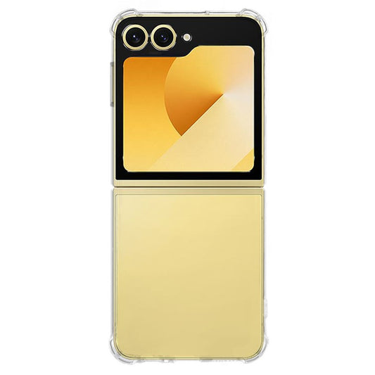 KALEBOL För Samsung Galaxy Z Flip6 5G Fodral 1,5 mm TPU Transparent Anti-Drop telefonskal