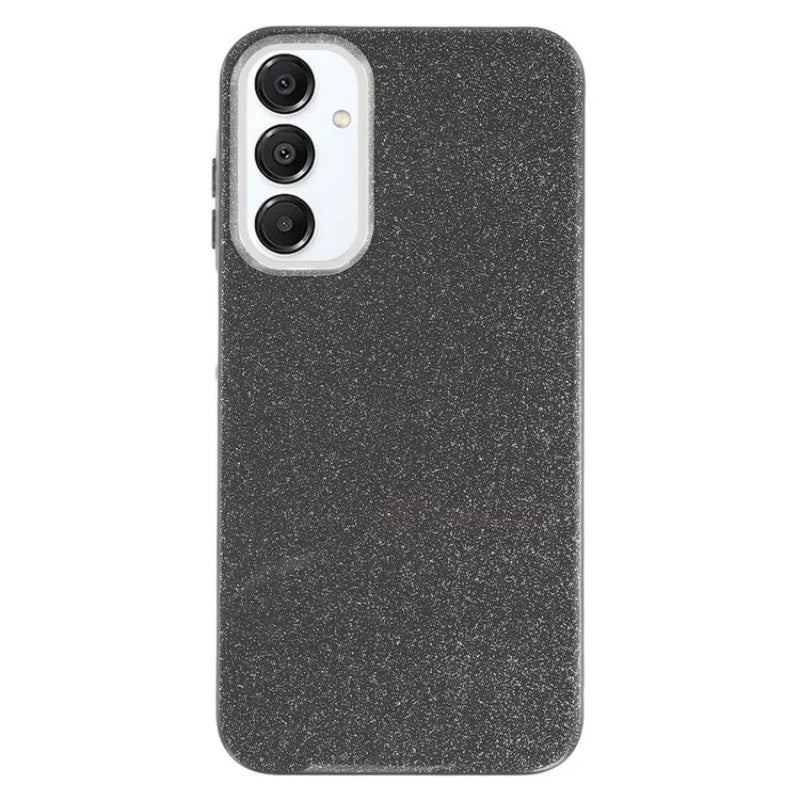 For Samsung Galaxy A25 5G (Global) (161.0 x 76.5 x 8.3mm) Glitter Case WANLONFENG XL2 Series IMD TPU Phone Cover with Tempered Glass Film