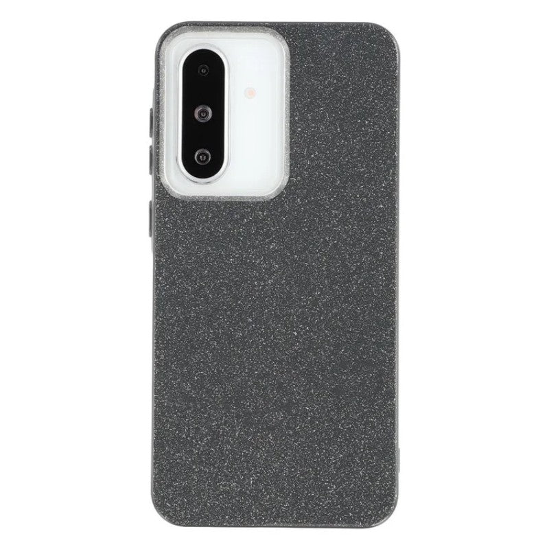 For Samsung Galaxy A35 5G Glitter Case WANLONFENG XL2 Series IMD TPU Phone Cover with Tempered Glass Film