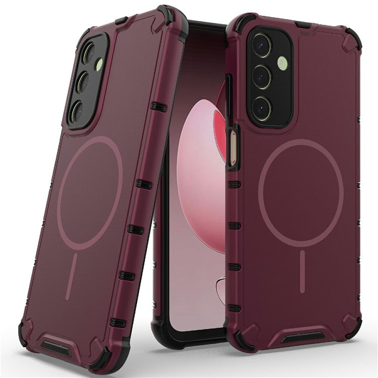 For Samsung Galaxy A25 5G (Global) (161.0mm) Magnetic Case Heat Dissipation Shockproof TPU + PC Phone Back Cover
