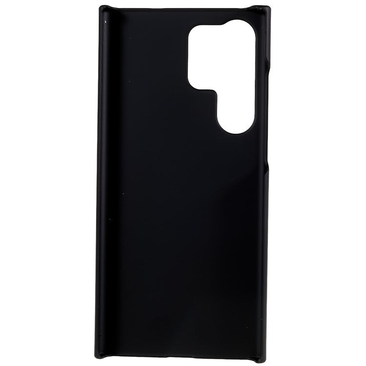 For Samsung Galaxy S23 Ultra Hard Plastic Rubberized Glossy Phone Back Case Drop Resistant Cellphone Cover