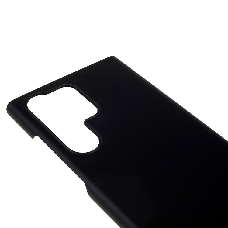 For Samsung Galaxy S23 Ultra Hard Plastic Rubberized Glossy Phone Back Case Drop Resistant Cellphone Cover
