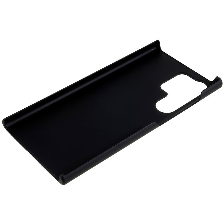 For Samsung Galaxy S23 Ultra Hard Plastic Rubberized Glossy Phone Back Case Drop Resistant Cellphone Cover
